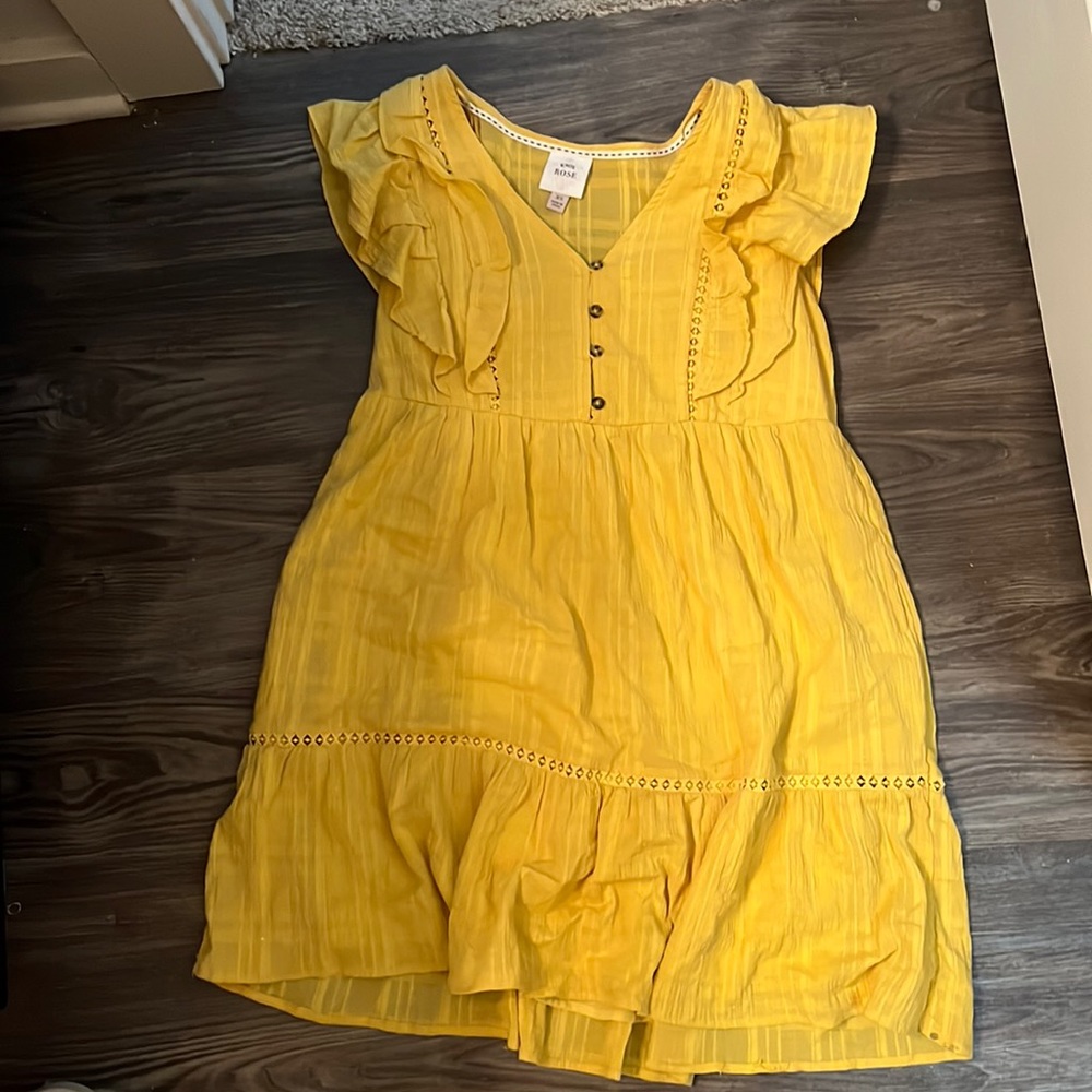 Yellow sun dress